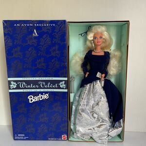 Barbie Winter Velvet Special Edition Avon Exclusive 1995 First in Series NIB